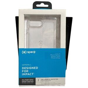 Speck 117590-5085 Gemshell Phone Case iPhone 6/6s Plus, 7 Plus, 8 Plus-Clear-NEW